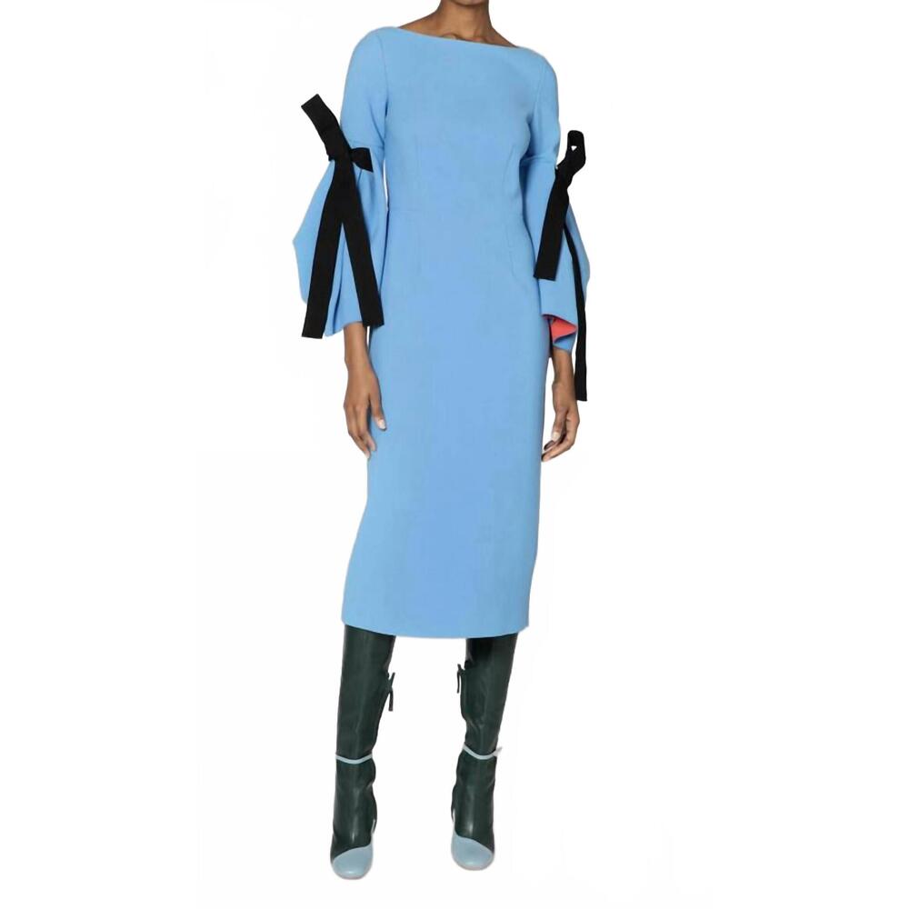 NEW ROKSANDA calispi crepe dress in cielo
